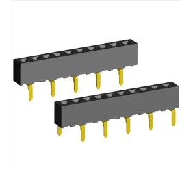 2.54mm PCB Socket Single Row & Double Rows Bottom Entry Dip Type.(H=5.0)